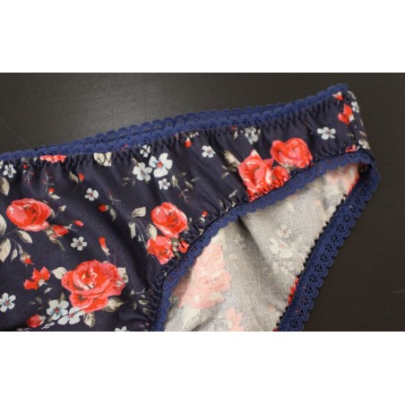culotte fleurs 36 détail