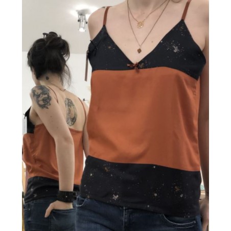 débardeur viscose bicolore