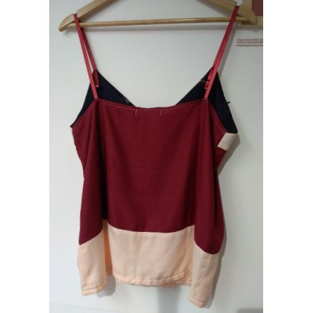 débardeur viscose bicolore