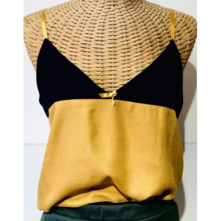 débardeur viscose bicolore